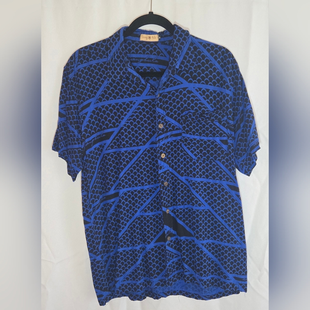 Living Hula Men's Aloha Shirt MED